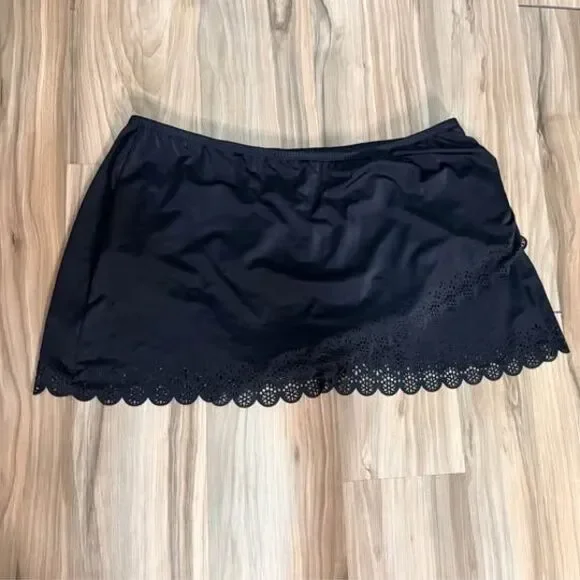 3X 26/28 Swim Skirt Cacique Lane Bryant waist 22”=relax to 27”stretched C7375 - Picture 2 of 5